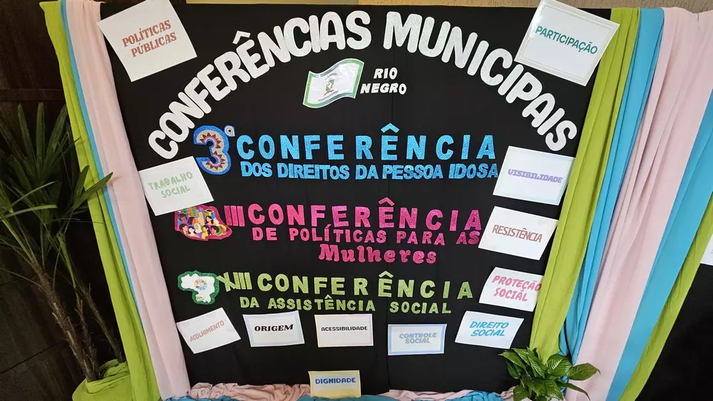 Conferências debatem políticas para idosos, mulheres e assistência social em Rio Negro